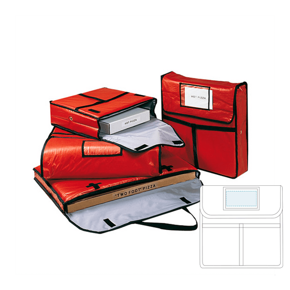 Red Vinyl Carrying Bag